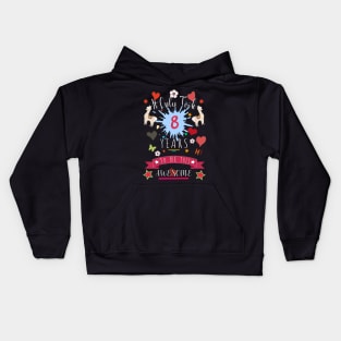 It Only Took 8 Years to be this Awesome llama t-shirt Kids Hoodie